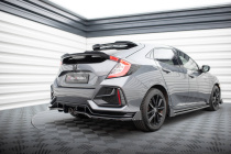 Honda Civic Sport FK Mk10 Facelift 2020-2022 Bakre Splitter (Med Splitters) + Splitters V.1 Maxton Design